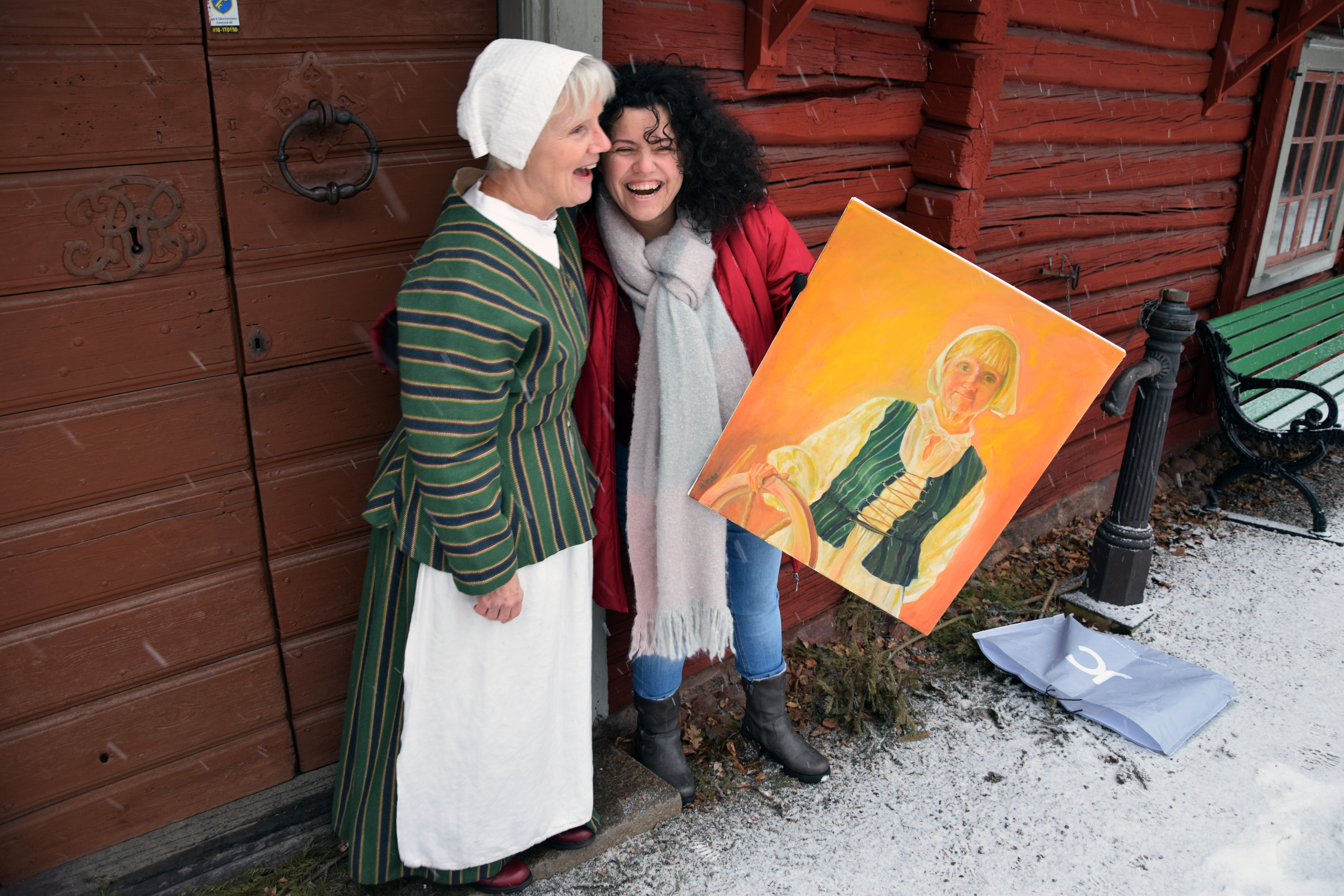 Anita Carlsson och Binaa Saymouaa 1 foto Irène Karlbom Häll