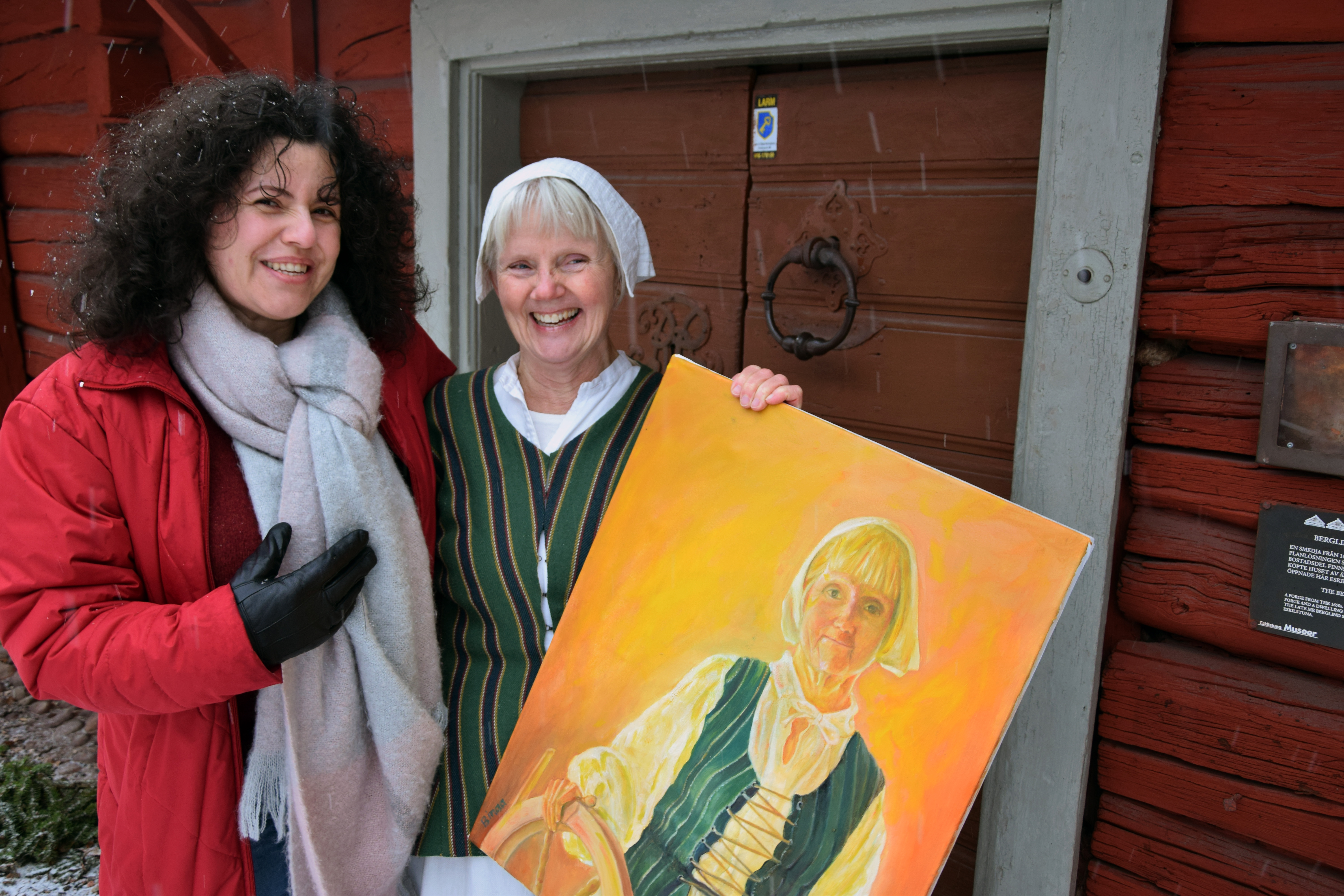 Anita Carlsson och Binaa Saymouaa 2 foto Irène Karlbom Häll